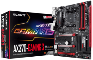 Gigabyte GA-AX370-Gaming K3 Motherboard CPU AM4 AMD Ryzen DDR4 USB 3.1 PCIe M.2