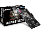 ASRock H81 PRO BTC R2.0 LGA 1150 6Gb/s Intel 6 GPU Mining Motherboard